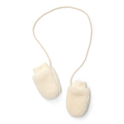 Γαντάκια Teddy Off White - Νο 2 (3-9 μηνών)