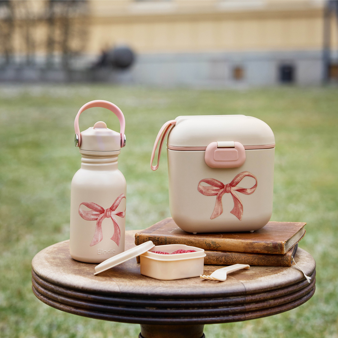 Lunch & Snack Box - Rosy Bow (5)