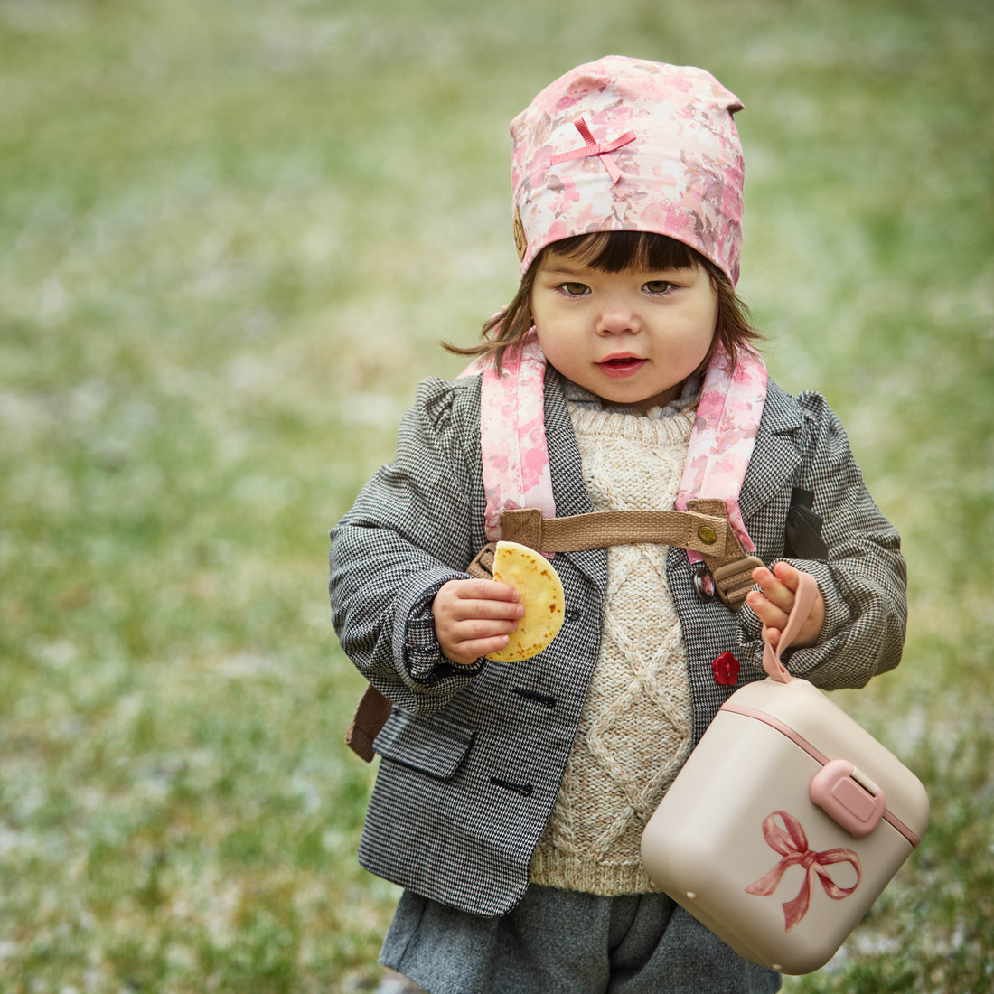 Lunch & Snack Box - Rosy Bow (6)