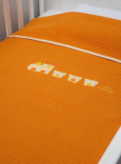 Baby Oliver des.473 Κουβέρτα Πικέ Κούνιας 100x140
