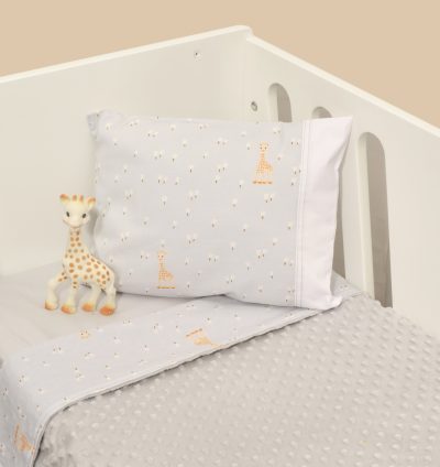 Κουβέρτα Λίκνου Διπλής Όψης Minky Design 505 Sophie La Girafe