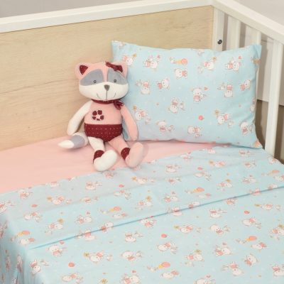 Σεντόνια Κούνιας 3 τεμ. 110x160cm 100% Βαμβάκι Design 212 Oliver Baby