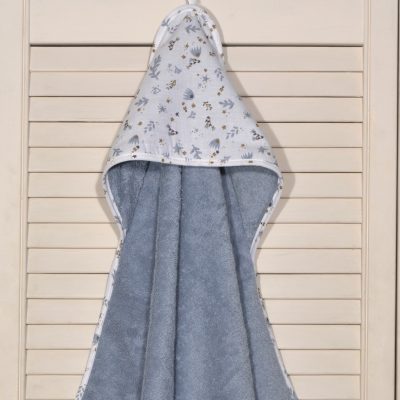 Μπουρνούζι κάπα 75x75 100% βαμβάκι 450 γρμ/τμ Design 401-1 Oliver Baby