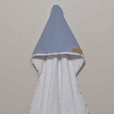 Μπουρνούζι κάπα 75x75 100% βαμβάκι 450 γρμ/τμ Design 401 Oliver Baby