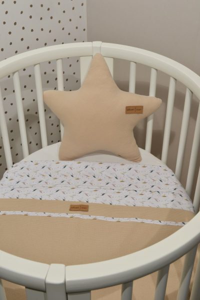 Καλοκαιρινή Κουβέρτα Διπλής Όψης 75x95cm Design 404 Oliver Baby