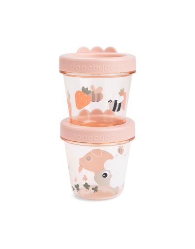 Δοχεία Αποθήκευσης Φαγητού Tiny Farm Powder 2 τεμ (150ml & 150ml)