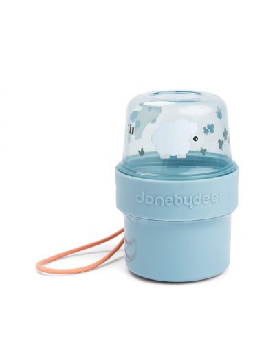 Δοχείο Απόθηκευσης Snack Tiny Farm Blue (150ml & 150ml)