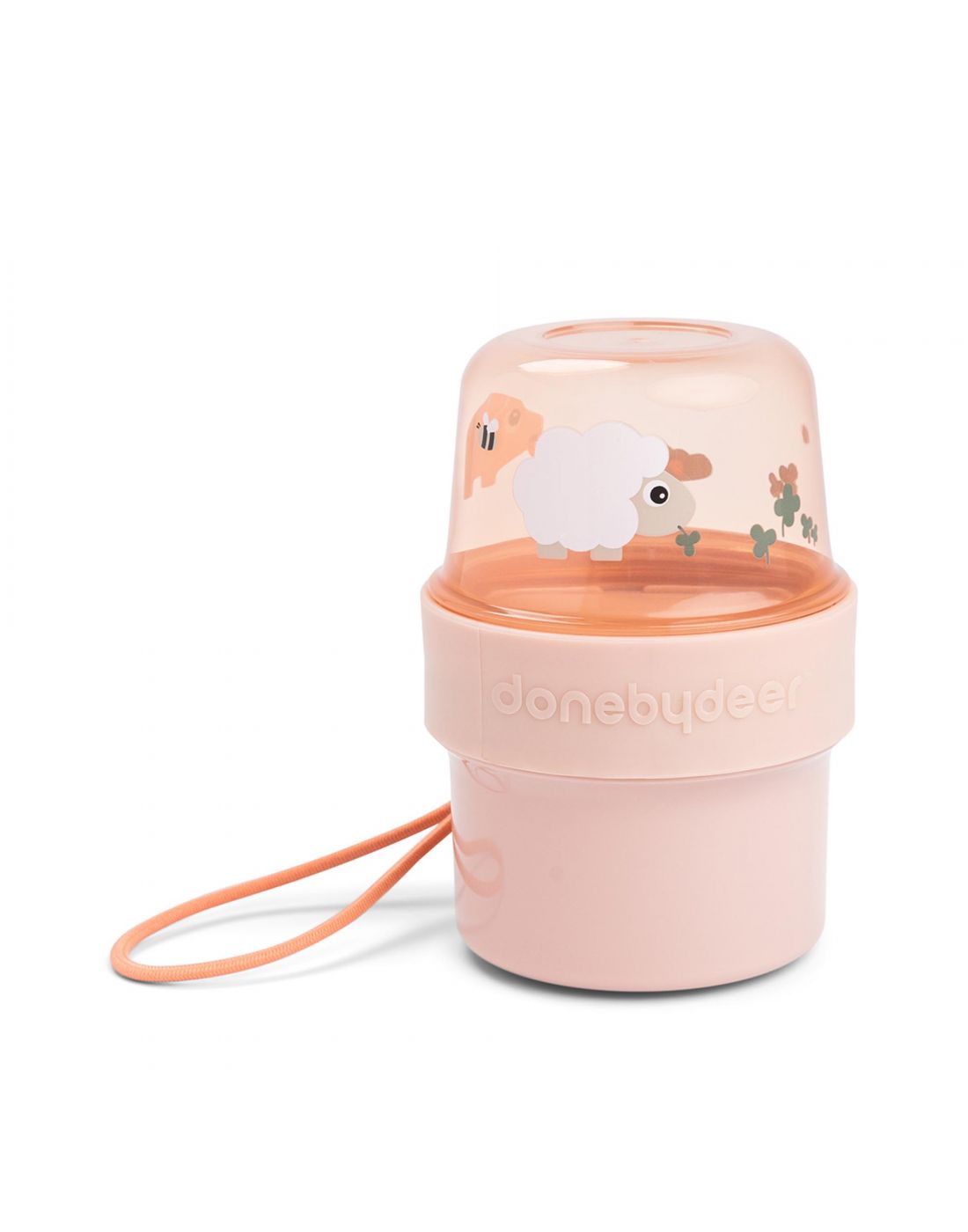 Παιδικό Δοχείο Απόθηκευσης Snack Tiny Farm Powder (150ml & 150ml) Done By Deer (1)