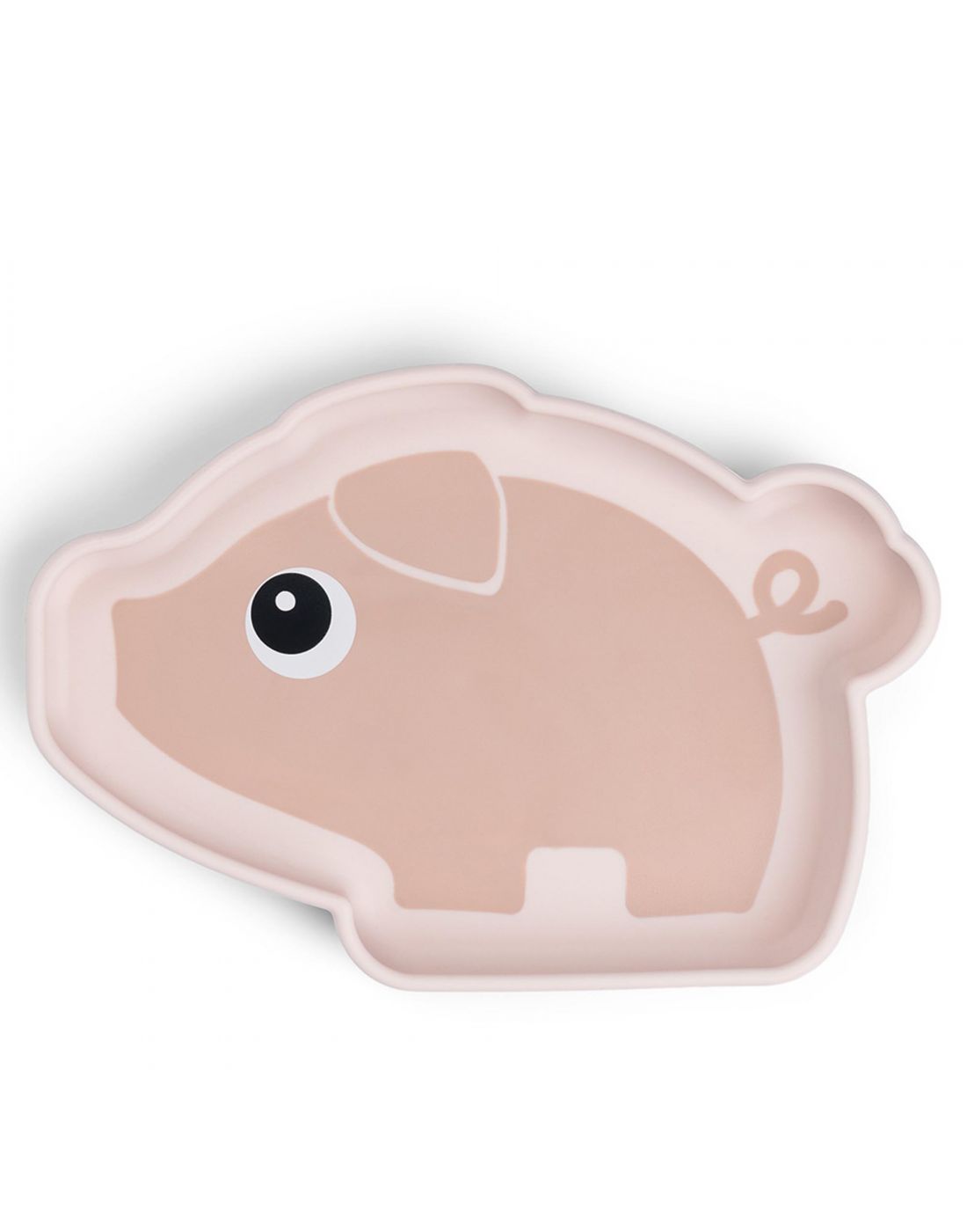 Παιδικό Πιάτο Από Σιλικόνη Stick&Stay Pigee Powder (1)