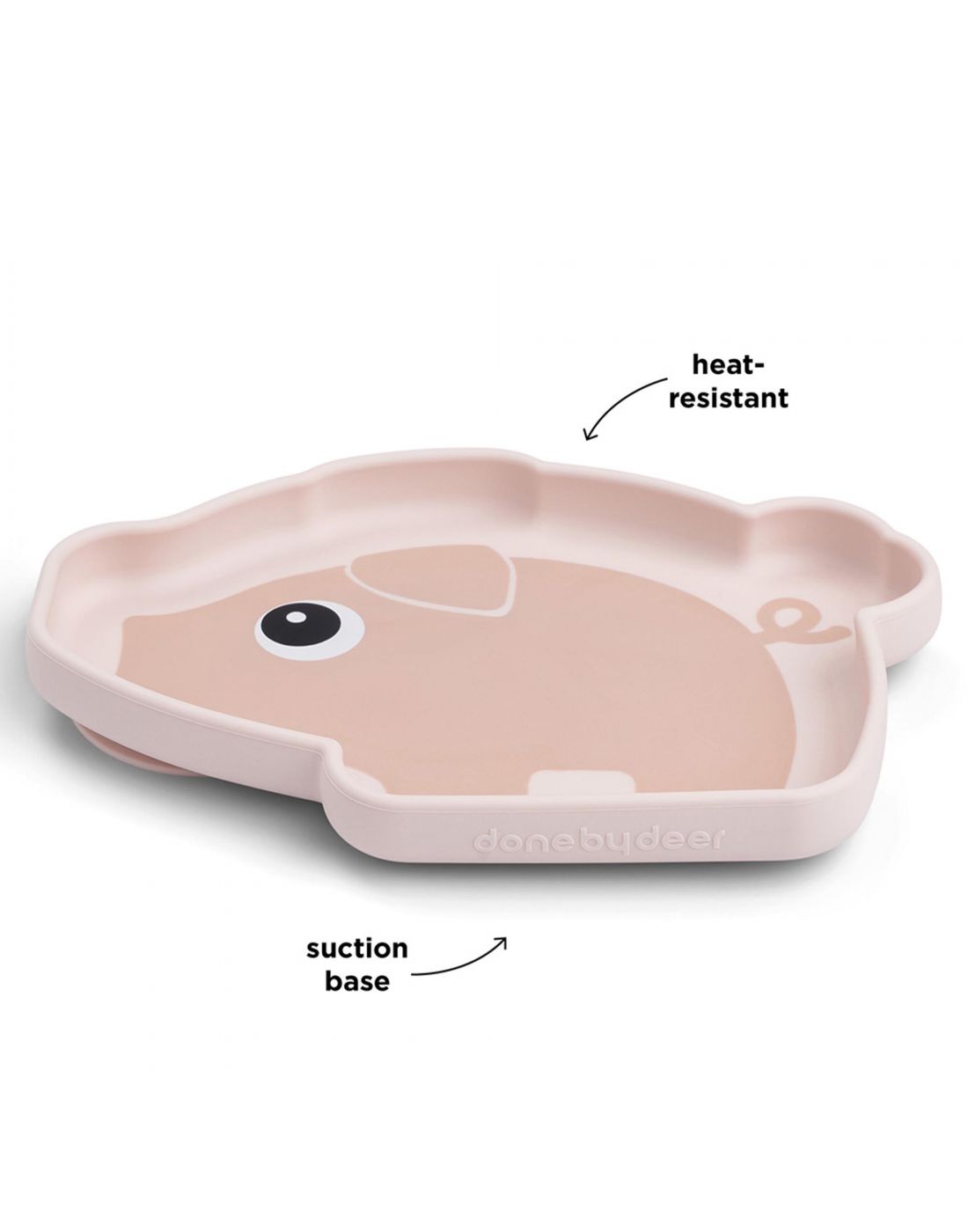 Παιδικό Πιάτο Από Σιλικόνη Stick&Stay Pigee Powder (2)