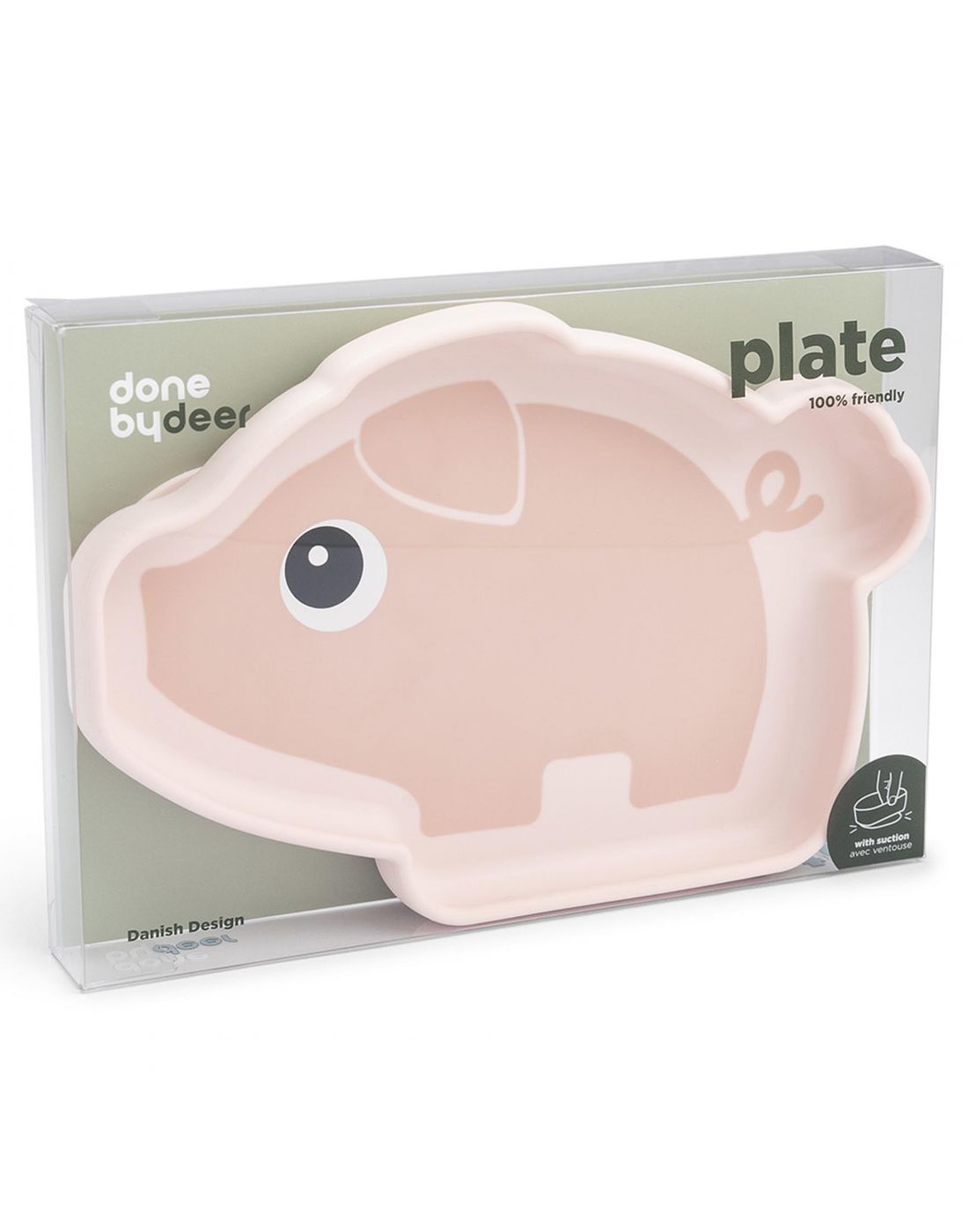 Παιδικό Πιάτο Από Σιλικόνη Stick&Stay Pigee Powder (3)