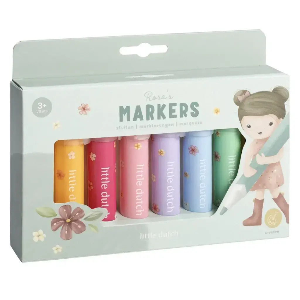 LD126749 LITTLE DUTCH. Σετ 8 μαρκαδόρων Rosa (1) LD126749 LITTLE DUTCH. Σετ 8 μαρκαδόρων Rosa 1