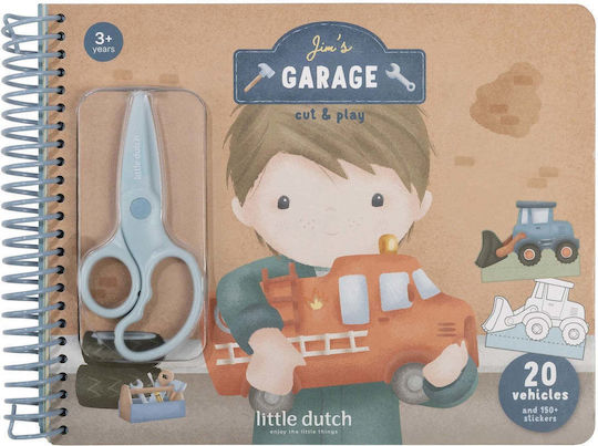 LD126831 LITTLE DUTCH. Βιβλίο κατασκευών με παιδικό ψαλίδι Jim (1) LD126831 LITTLE DUTCH. Βιβλίο κατασκευών με παιδικό ψαλίδι Jim 1
