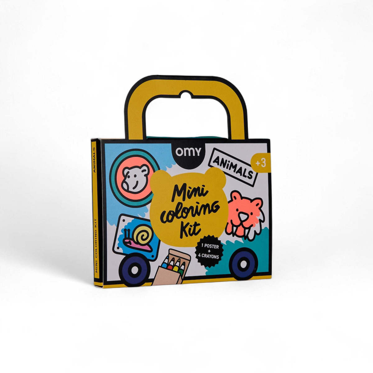 OMY-COLOK06 OMY. Αφίσα ζωγραφικής μίνι με ξυλομπογιές Ζωάκια On the go (1) OMY COLOK06 OMY. Αφίσα ζωγραφικής μίνι με ξυλομπογιές Ζωάκια On the go 1