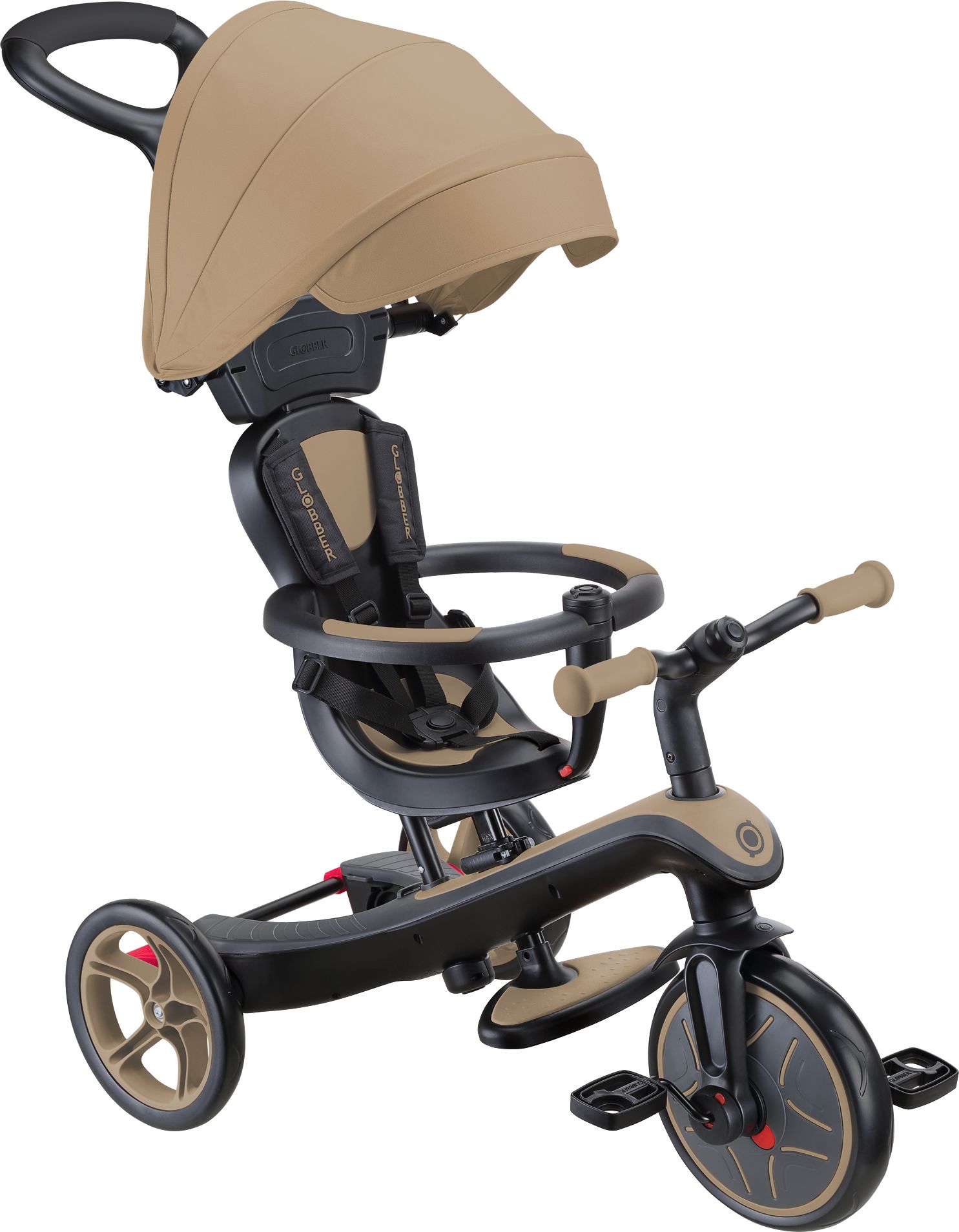 Globber Τρίκυκλο Trike Explorer 4 In 1 Sand (634-231) (1) Globber Τρίκυκλο Trike Explorer 4 In 1 Sand 634 231 1