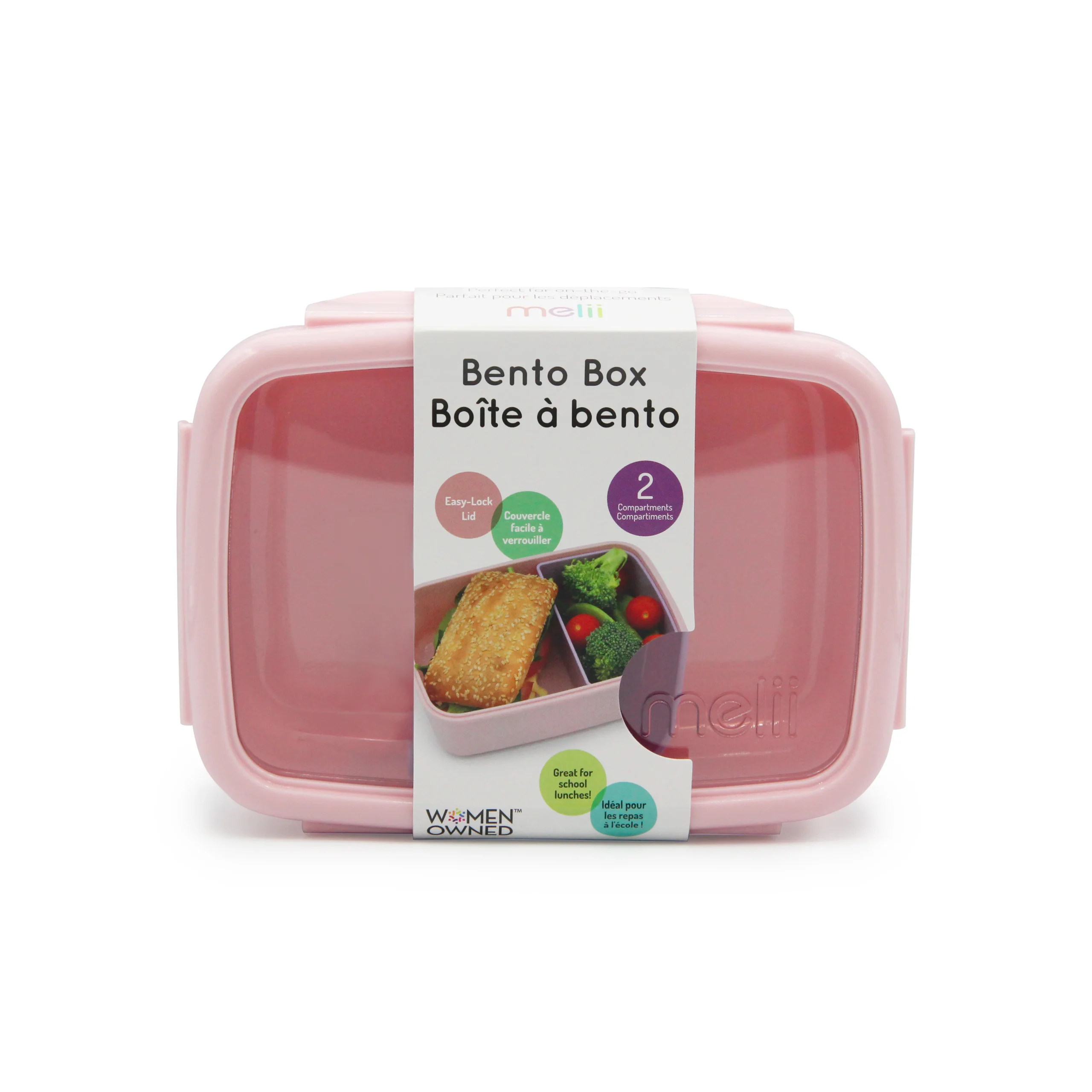 Melii – Bento 2 θέσεων 880ml New - Pink-Purple (4) Melii – Bento 2 θέσεων 880ml New Pink Purple 4 scaled