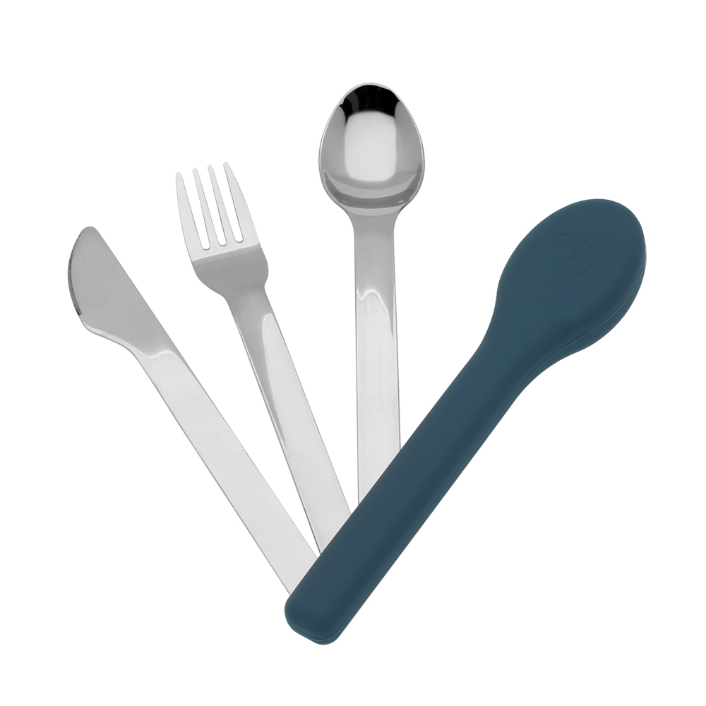 DUSTY BLUE CUTLERY SET (4) DUSTY BLUE CUTLERY SET 4