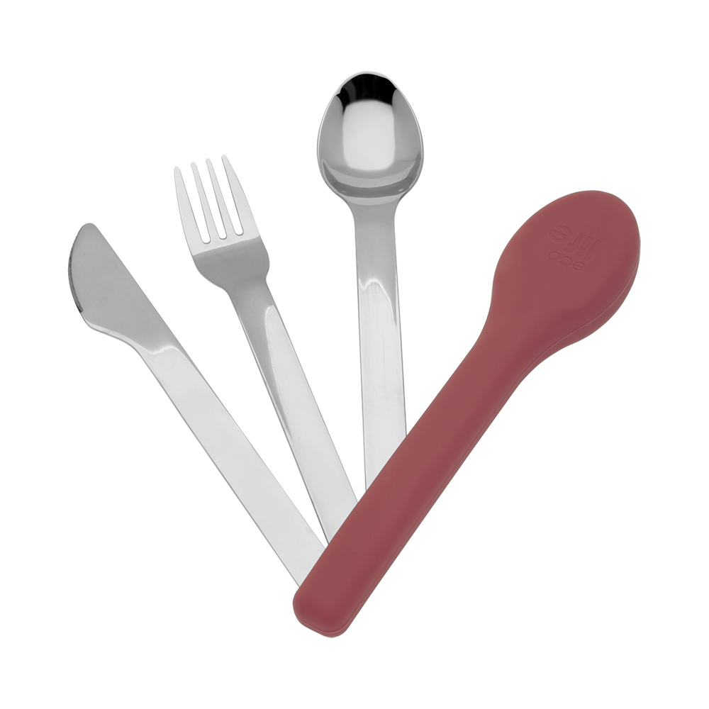 DUSTY RED CUTLERY SET (3) DUSTY RED CUTLERY SET 3