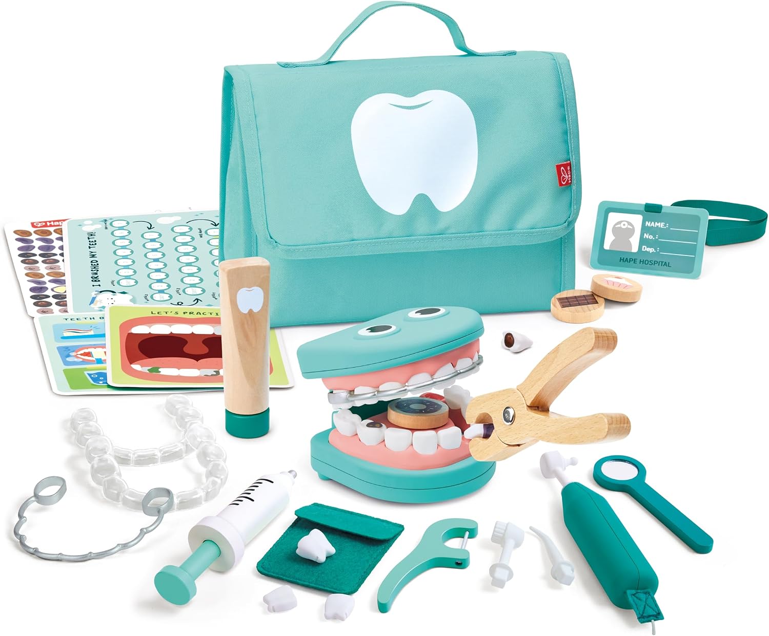 Hape Role Play Little Dental Clinic Set (E3227A) (1) Hape Role Play Little Dental Clinic Set E3227A 1