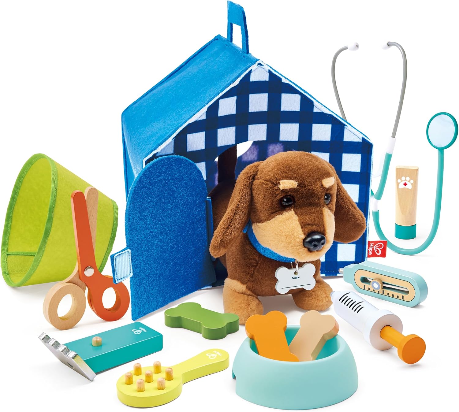 Hape Role Play Puppy Care Clinic Set (E3229A) (1) Hape Role Play Puppy Care Clinic Set E3229A 1