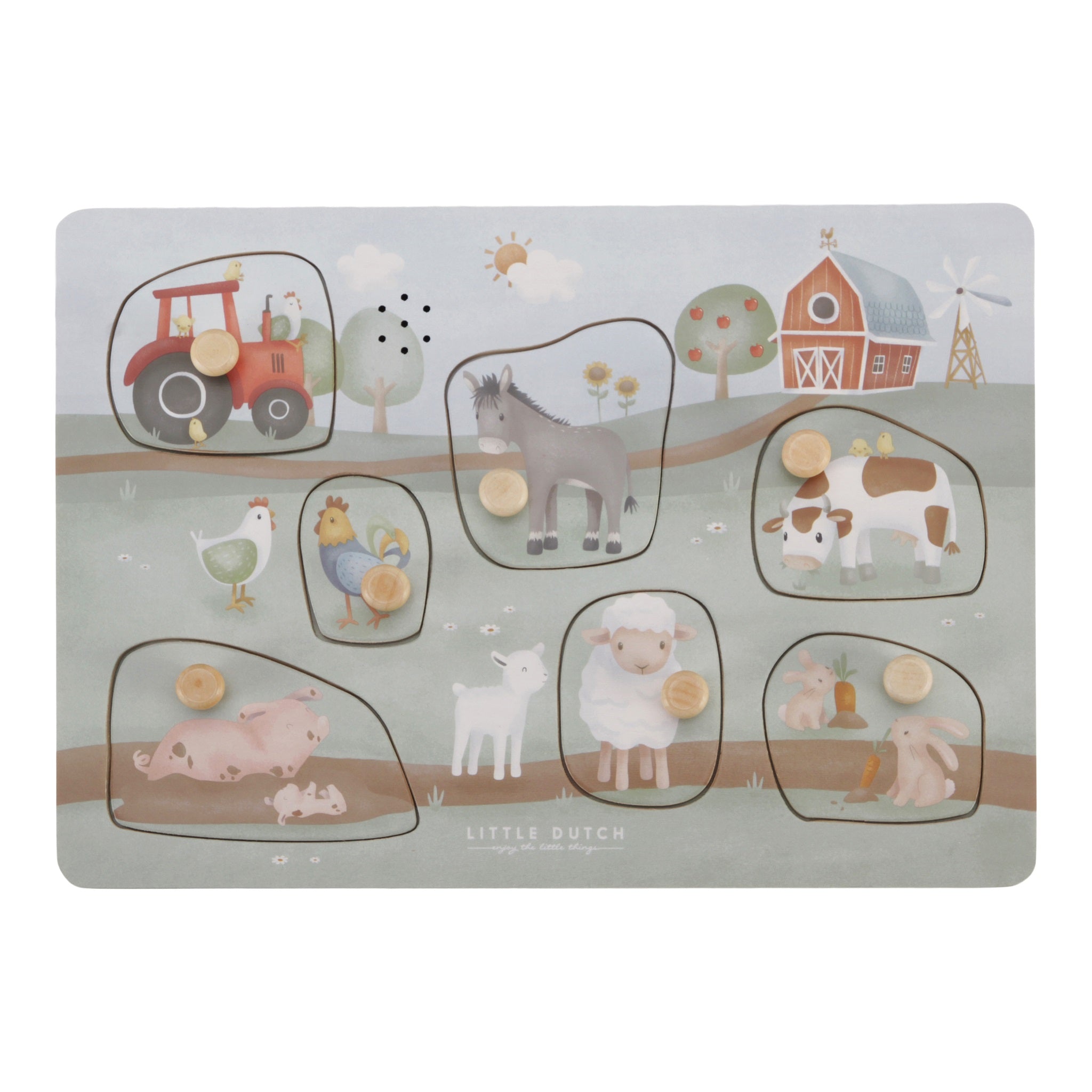 LD7140 LITTLE DUTCH. Ξύλινο παζλ με ήχους Little Farm FSC (1) LD7140 LITTLE DUTCH. Ξύλινο παζλ με ήχους Little Farm FSC 1